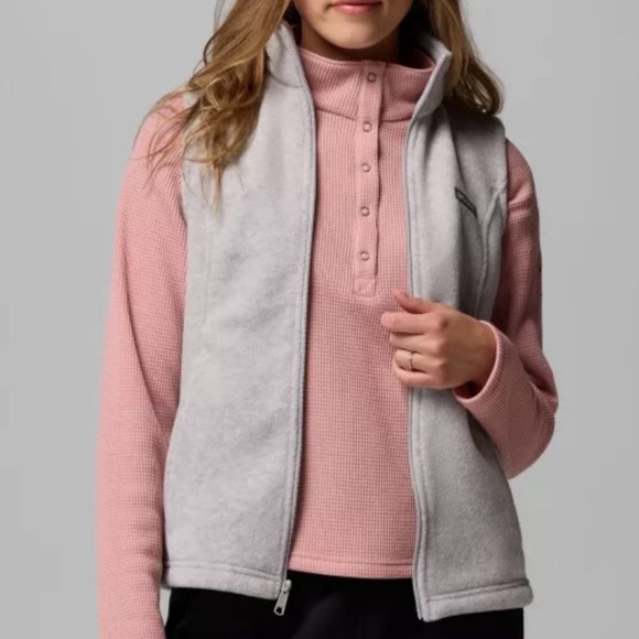 NWT Columbia Sportswear Company Benton Springs Cirrus Grey Heather Vest - Picture 6 of 6